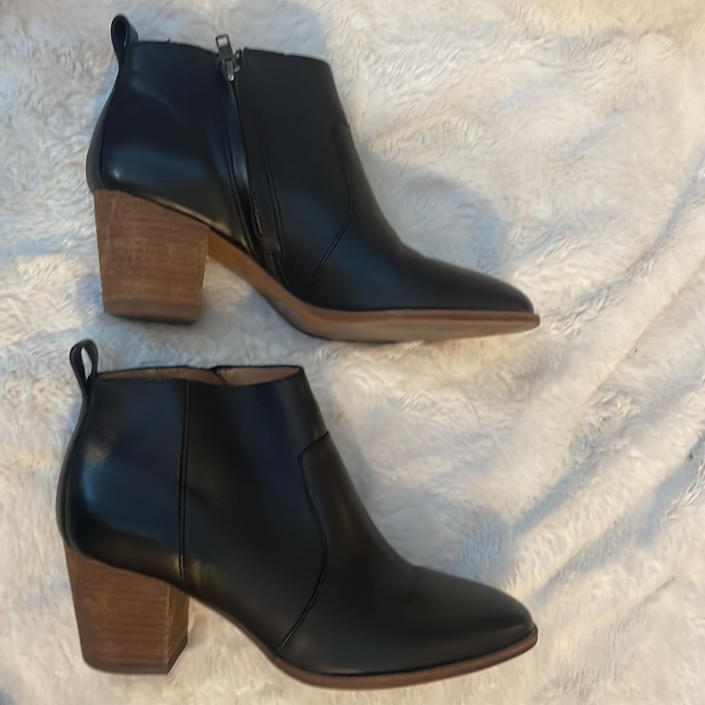 Madewell The Brenner Boot in Black Leather size 8 - Picture 6 of 11